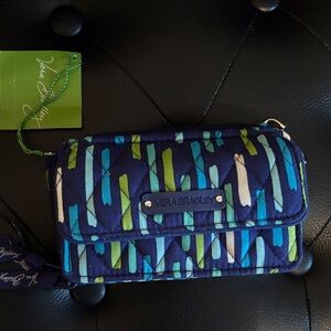 Vera Bradley Blue and Green Quilted Wallet